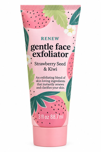 Bolero Gentle Face Exfoliator - Strawberry Seed + Kiwi